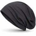 Produktbild: Slouch Beanie aus atmungsaktivem, feinem und leichten Jersey Unisex Mütze Hau...