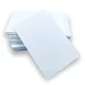 Produktbild: Ebamaz 50 Stücke Dick Sublimation Wärme Druck Metall Business Visitenkarten 86X54X0,45 mm Aluminium Legierung Blanko für Farbdruck/UV-Druck/Lasergravur (Perlweiß)
