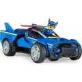 Produktbild: Paw Patrol: Der Mighty Kinofilm, Chases Deluxe Superhelden-Raketenfahrzeug (blau/schwarz, inkl. Chase Figur)