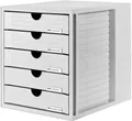 Produktbild: HAN Systembox 1450-11 Schubladenbox Lichtgrau DIN A4, DIN C4 Anzahl der Schubfächer: 5