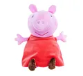 Produktbild: Simba Peppa Pig Plüschfigur mit Sound 22 cm – spricht und lacht auf Knopfdruck – Kuscheltier für Kinder ab 0 Jahren – bekannt aus der TV Serie – Geschenkidee für Mädchen Jungen – weich und hochwertig