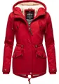 Produktbild: Marikoo Winterjacke Manolya stylischer Kurzmantel mit weichem Teddyfell-Futter