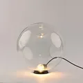 Produktbild: s.luce Tischlampe, Klar, Glas, Rund,Rund, 40x40 cm, Lampen & Leuchten, Innenbeleuchtung, Tischlampen, Tischlampen
