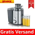 Produktbild: Edelstahl-Saftpresse Severin ES 3566 – 400W für frische Obst- und Gemüsesäfte