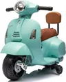 Produktbild: Vespa Elektroroller ab 18m Elektrofahrzeug Kinderfahrzeug Scooter mit Rückenlehne grün