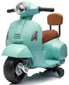 Produktbild: Vespa Elektroroller Elektrofahrzeug Kinderfahrzeug Scooter (Grün mit Rückenlehne)