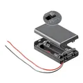 Produktbild: Batteriehalter für 3x AAA (Micro) Akkuhalter Batteriefach mit Schalter Ein Aus