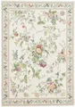 Produktbild: THEKO Teppich Flomi Sagrini, rechteckig, Höhe: 4 mm, Flachgewebe, Pastell-Farben, Blumen Design, mit Bordüre