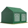 Produktbild: TOOLPORT Party-Zelt Festzelt 3x4 m Garten-Pavillon -Zelt PVC Plane 700 N in dunkelgrün Wasserdicht