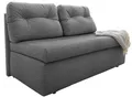 Produktbild: luma-home Schlafsofa 15119, B136/T85/H86 cm, Bettfunktion, Liegefläche 130x193 cm, Bettkasten, Mikrofaser Grau