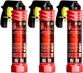Produktbild: F-Exx 8.0 F - 3er Spar-Pack Haushalt Schaum Feuerlöscher (Made in Germany)