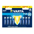 Produktbild: Varta 1x8 High Energy AAA LR 03 Einwegbatterie Alkali (4903121418)