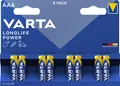 Produktbild: Varta - AAA Micro Longlife Power LR03 Batterien - 8ter Packung