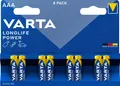 Produktbild: Varta Cons.Varta Batterie Longl.Power AAA 4903 Bli.8 Batterien 04903121418