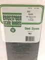 Produktbild: Evergreen EV9515 Polystyrol Schwarz 15x30cm Spess. 1mm (2pz) Modell