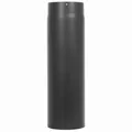 Produktbild: 1000Angebote Rauchrohr Ø 120mm Ofenrohr 500mm schwarz 137662