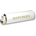 Produktbild: Burg Wächter Zeitungsbox 800 Breite 400 mm weiss Stahl (800W)