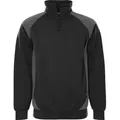 Produktbild: FRISTADS 300511-996 Sweatshirt 7048 GSM Gr.2XL Schwarz/Grau