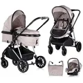 Produktbild: Chipolino Kombikinderwagen, Braun, Metall, 60x106x98 cm, unisex, Federung, Baby on Tour, Kinderwagen, Kombikinderwagen