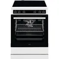 Produktbild: AEG Standherd mit Glaskeramik-Kochfeld 60 cm/Versenkknebel/Grillfunktion/A / CCB6206ABW
