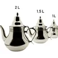 Produktbild: Edelstahl 1l Teekanne Induktionsherd Kaffeekanne Mit Hitzebeständigem Griff Küche/cafeteria/hotel/restaurant
