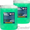 Produktbild: 2x10L MANNOL AG13 GRÜN bis -40°C KÜHLERFROSTSCHUTZ KÜHLMITTEL FERTIGGEMISCH