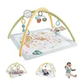 Produktbild: Fisher-Price Simply Senses Sensorische Erlebnisdecke - mit Plüsch-Koala, Spiegel, Rassel, Beißring und knisterndes Spielzeug, maschinenwaschbare Spielmatte, für Neugeborenen, HRB15