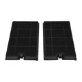 Produktbild: 2x Kohlefilter Aktivkohlefilter 270x160mm Typ35 481948048355 Whirlpool Bauknecht Dunstabzugshaube
