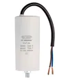 Produktbild: Kondensator 40µF 450V Anlaufkondensator Kabel Ø45x97mm EDI 13099 M8 OVP
