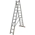 Produktbild: Krause Mehrzweckleiter CORDA, 030221, 2-teilig, mit 2 x 11 Sprossen
