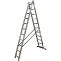 Produktbild: Corda Aluleiter 5,3m 2x11 Multifunktionsleiter Vielzweckleiter Mehrzweck - Krause
