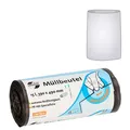 Produktbild: DEISS Müllbeutel UNIVERSAL PLUS 15,0 l grau 6 µm, 50 St.