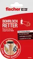 Produktbild: Fischer BOHRLOCH RETTER Reparaturvlies Holz Beton Gipskarton Hellgrau 10er Pack