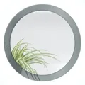 Produktbild: Vladon Spiegel, Grau, Holzwerkstoff, Rund, 50x50x2 cm, Spiegel, Wandspiegel