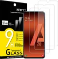 Produktbild: 3x Panzer Glasschutz f. Samsung Galaxy A70 9H ultra klar, kratzfest, anti-Finger