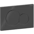 Produktbild: Geberit Sigma 01 Round Betätigungsplatte 115770DW5 schwarz, für 2 Mengen Spülung