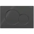 Produktbild: Geberit Sigma 01 Round Betätigungsplatte 115770DW5 schwarz, für 2 Mengen Spülung