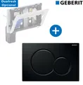 Produktbild: Geberit Sigma01 Betätigungsplatte WC 2-Mengen-Spülung Bad Set DuoFresh Einschub