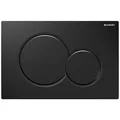 Produktbild: Geberit Betätigungsplatte Samba Sigma 01 RAL 9005 schwarz-glänzend 115770DW5