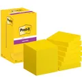 Produktbild: Post-it Super Sticky Notes, 12 Blöcke (1080 Blatt), 76 mm x 76 mm, Gelb
