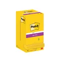 Produktbild: POST-IT 654-S Haftnotizblock Super Sticky - 76 x 76 mm, narzissengelb, 12x 90 Bl