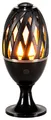 Produktbild: LED-Highlights Deko Lampe Feuer Fackel Garten Leuchte 10 x 24 cm Akku kabellos Flammeneffekt Stimmungslicht Tischlampe Rund Innen Aussen Wasserdicht
