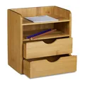 Produktbild: Schreibtisch-organizer Aufbewahrungsbox Ablagesystem natur Tisch-Organizer
