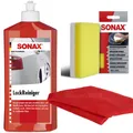 Produktbild: Sonax Lackreiniger Kratzerentferner 500ml + Applikationsschwamm + Mikrofasertuch
