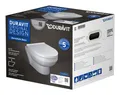 Produktbild: Duravit DuraStyle Basic WC-Set Compact wandhängend rimless Tiefspüler - Weiß Hochglanz - 45750900A1