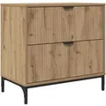 Produktbild: vidaXL Nachttisch Artisan-Eiche 63,5 x 36 x 61 cm Holzwerkstoff 883473