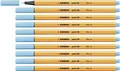 Produktbild: Fineliner - STABILO point 88 - Pack of 10 - Azure