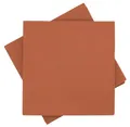 Produktbild: ZauberDeko Servietten Tischdeko Rost Orange Terracotta Kommunion Konfirmation Hochzeit Party 40x40 cm 20 Stück