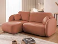 Produktbild: S-Style Möbel Ecksofa L- Form Candy mit Schlaffunktion und Stauraum aus Bouclé-Stoff, mit Taschenfedern