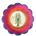 Produktbild: CIM Edelstahl Windspiel Rainbow 3D Tree Ø25cm Haus und Garten Deko In/Outdoor